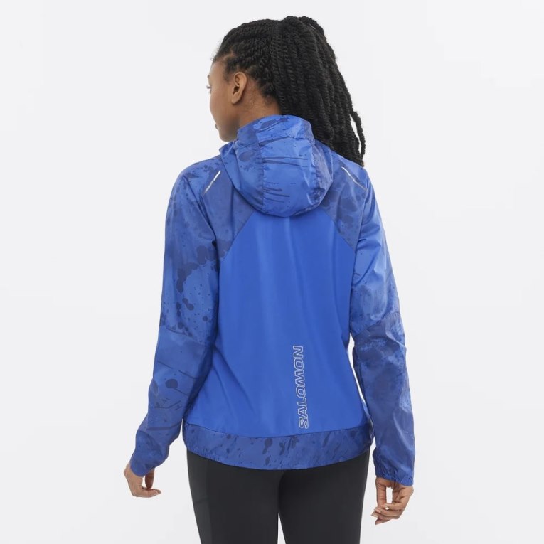 Chaquetas Shell Salomon Bonatti Cross Viento Mujer Azules | MX EBYZ186